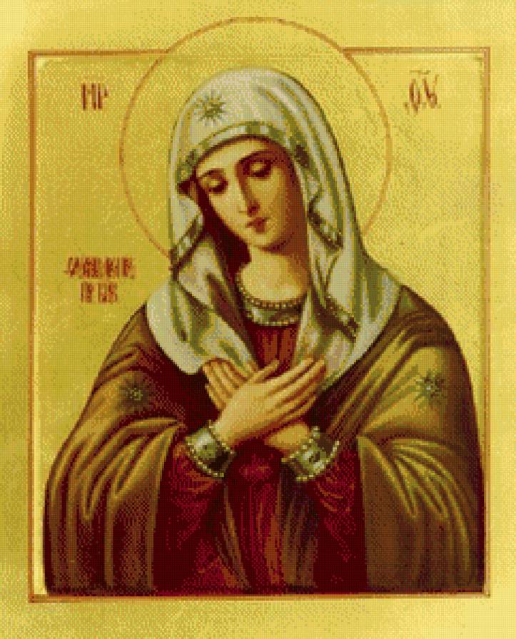 Икона Пресвятой Богородицы "Умиление" - иконы - предпросмотр