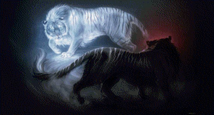 инь-янь - природа, тигр, кошки, животные - предпросмотр