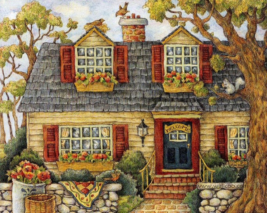 Домик - дом - оригинал