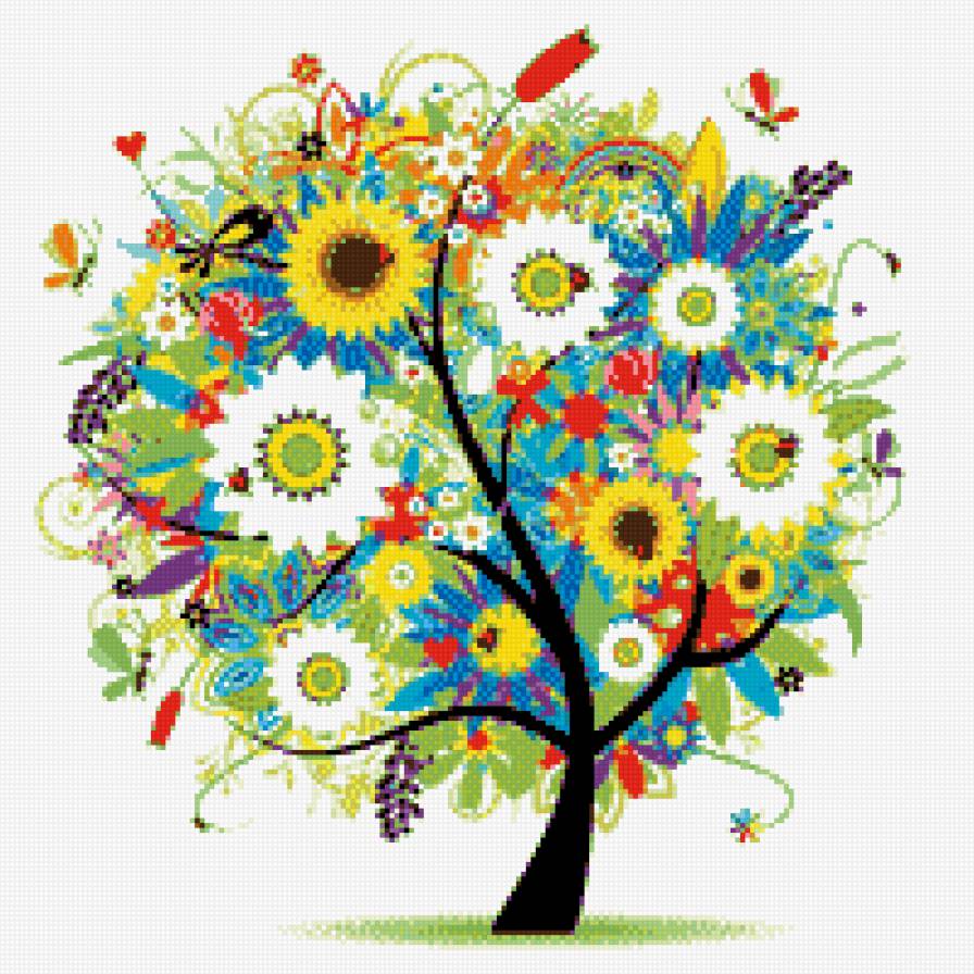 дерево счастья - дерево - предпросмотр
