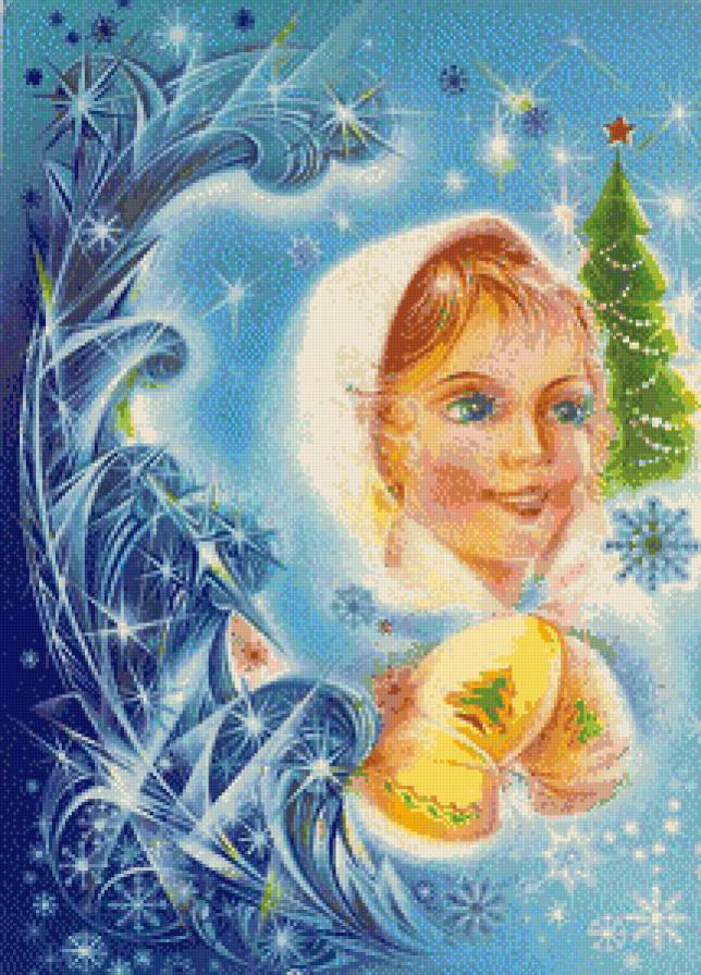 Снегурка - снегурочка, новый год - предпросмотр