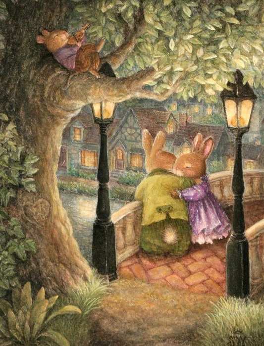 Любовь - кролики, зайцы, сказка - оригинал