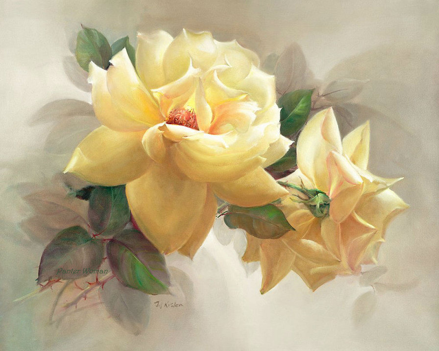 Розы Jill Kirstein - нежность, цветы, розы - оригинал