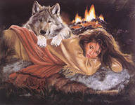 Схема вышивки «девушка»