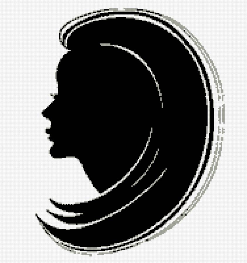 Силуэт - силуэт, монохром - предпросмотр