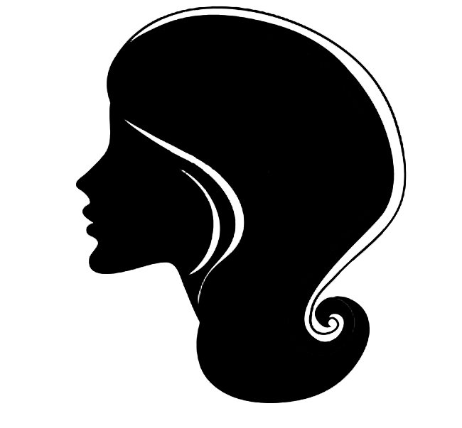 Силуэт - монохром, силуэт - оригинал