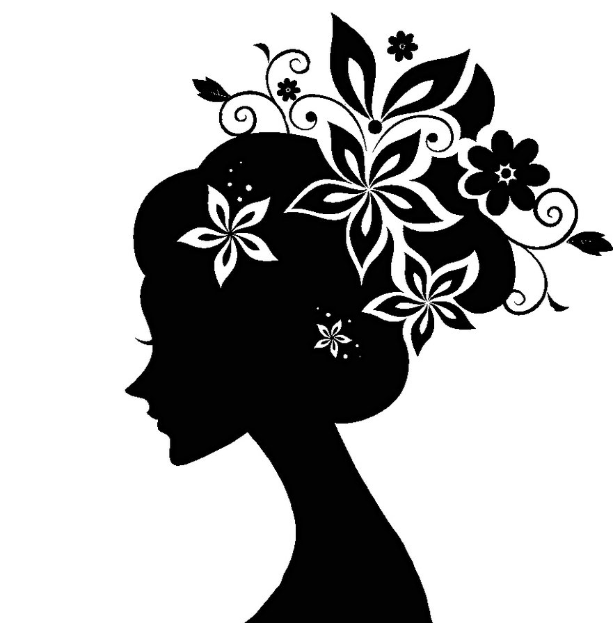 Силуэт - монохром, силуэт - оригинал