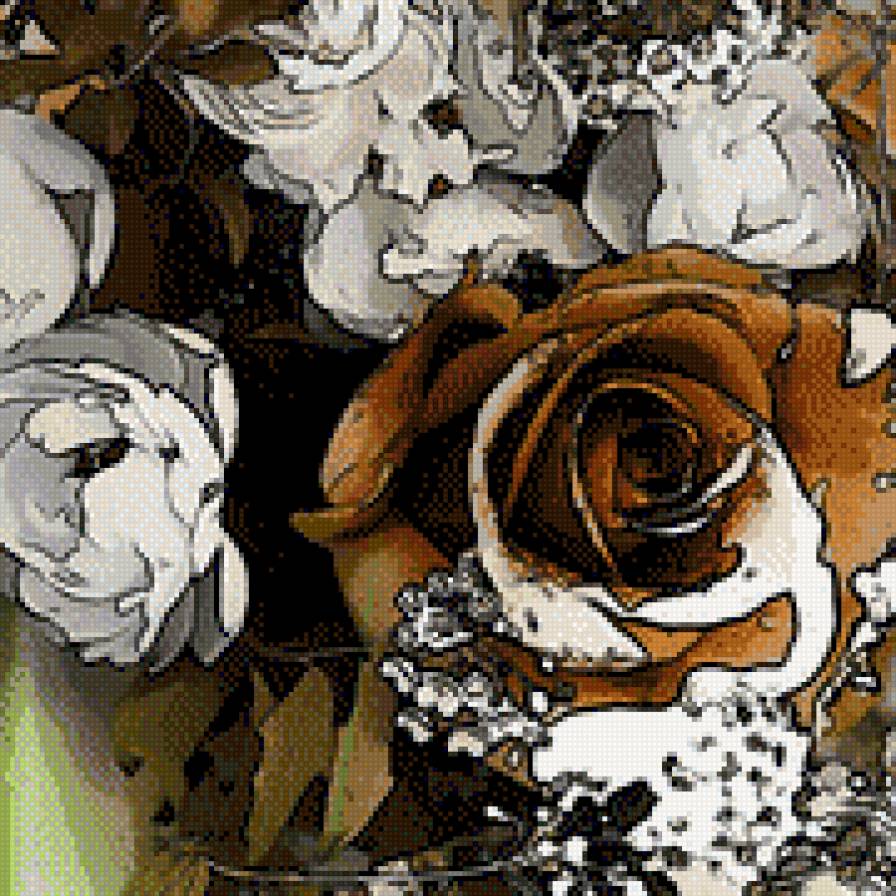 коричневая роза - предпросмотр