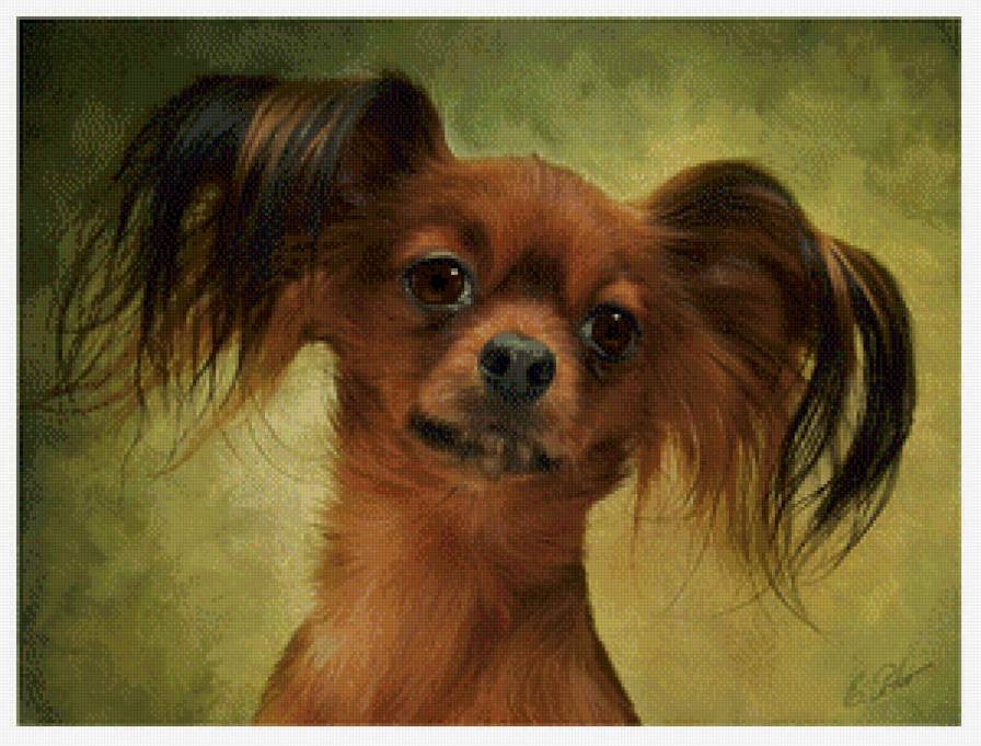 №469870 - животные, eduard peter, живопись, собака - предпросмотр