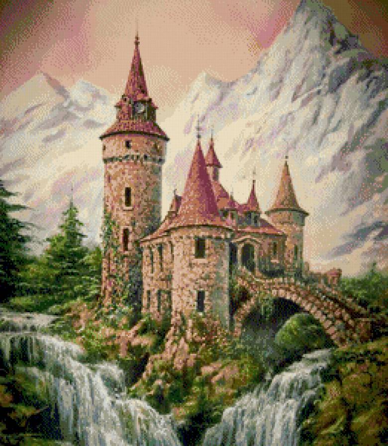 Сказочный замок - замки - предпросмотр
