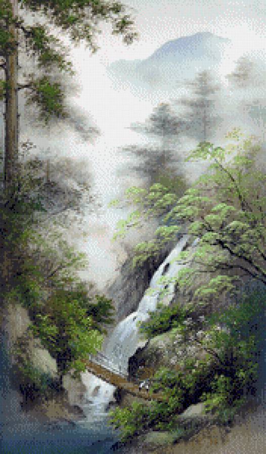 восточная живопись - природа - предпросмотр