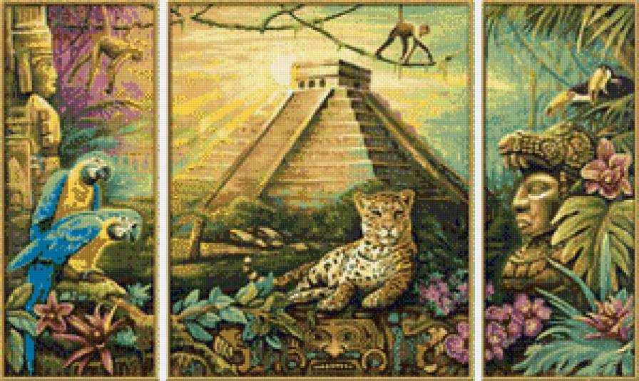 Майя - триптих - предпросмотр