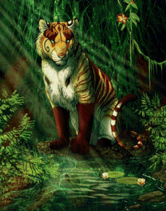 №470234 - природа, тигр, животные, кошки - предпросмотр