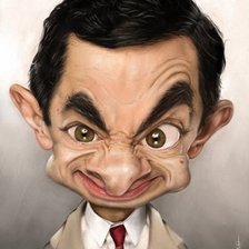 Схема вышивки «мистер Бин»