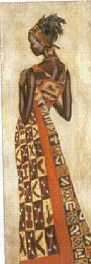 Африканка - восток, девушка - предпросмотр