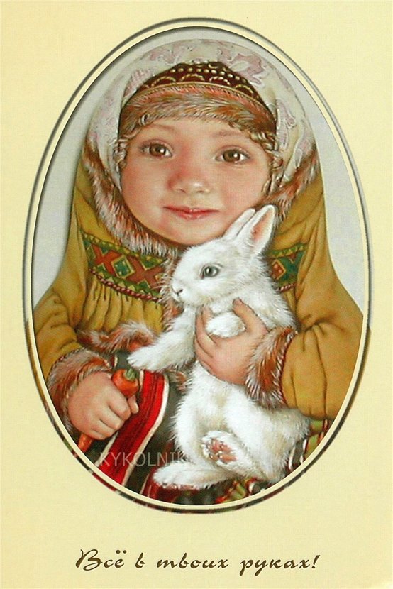 пасха - детское, кролик, зайчик - оригинал