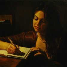 Схема вышивки «Серия "Девушка"»