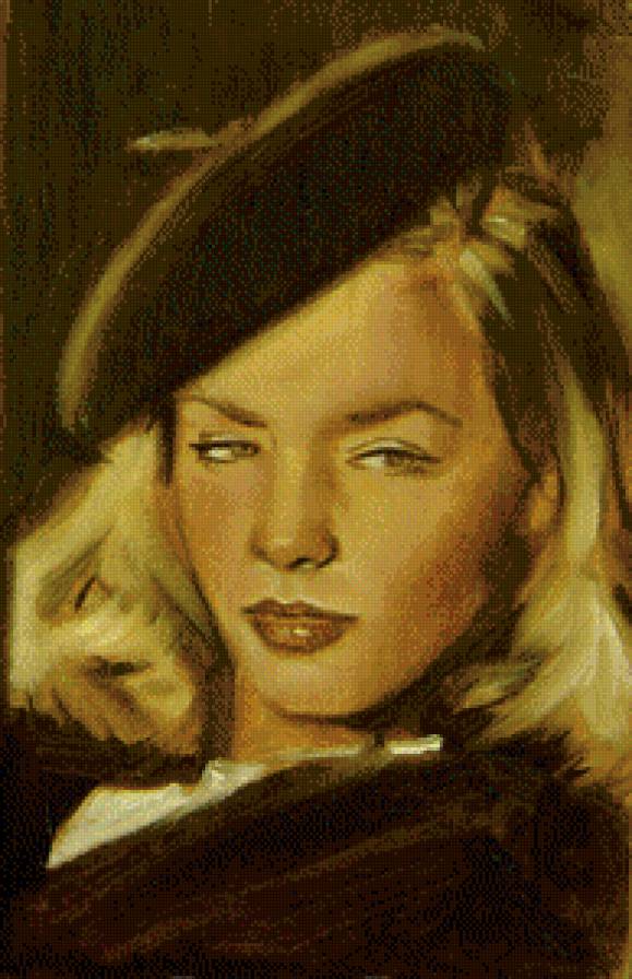 Ретро - девушка - предпросмотр