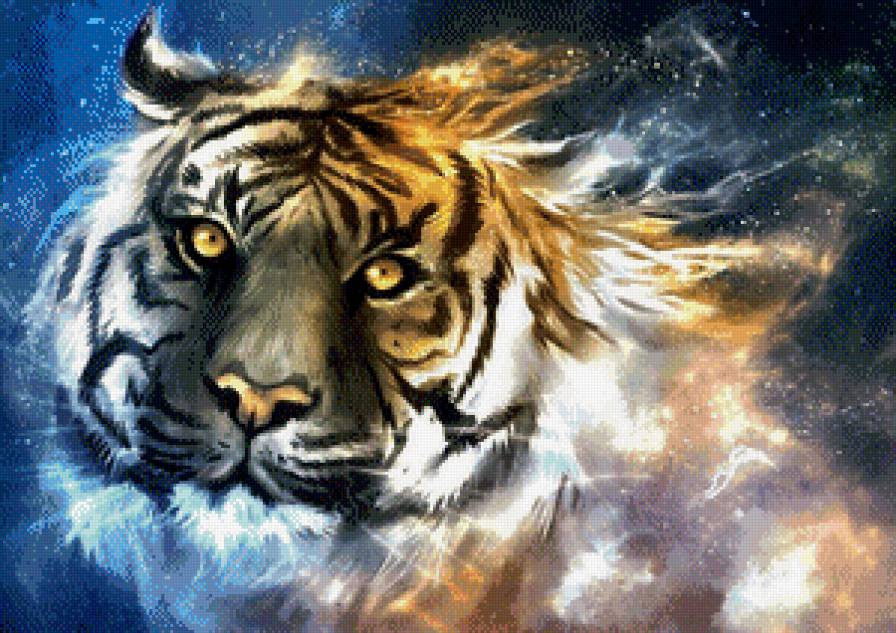 аллегория Вселенной - тигр - тигр, вселенная, аллегории - предпросмотр