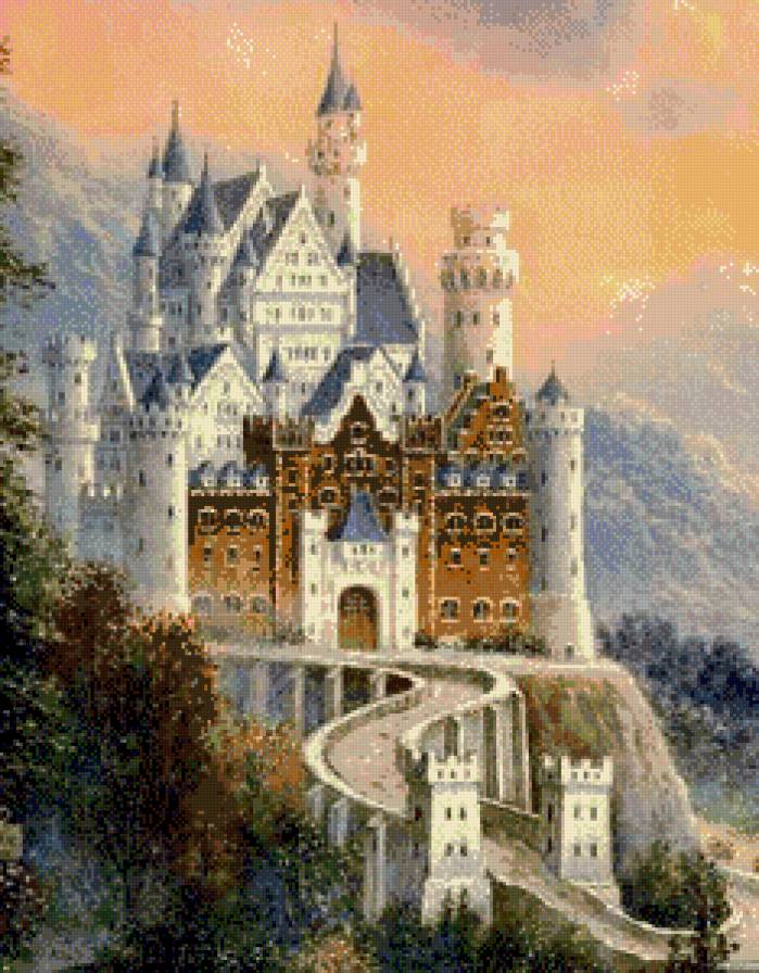 Сказочный замок - замки - предпросмотр