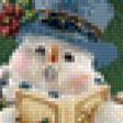 Предпросмотр схемы вышивки «снеговики» (№471040)