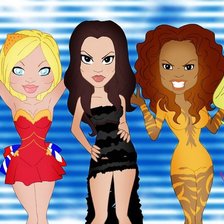 Схема вышивки «Spice Girls»