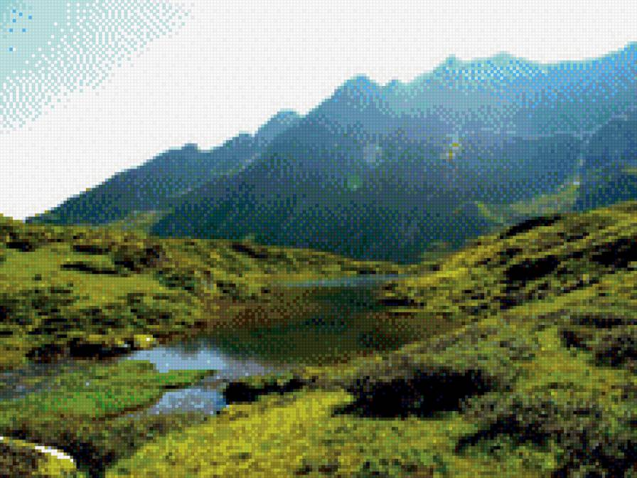 горный пейзаж - пейзаж - предпросмотр