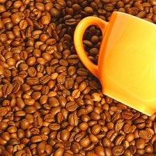 Схема вышивки «Кофе»