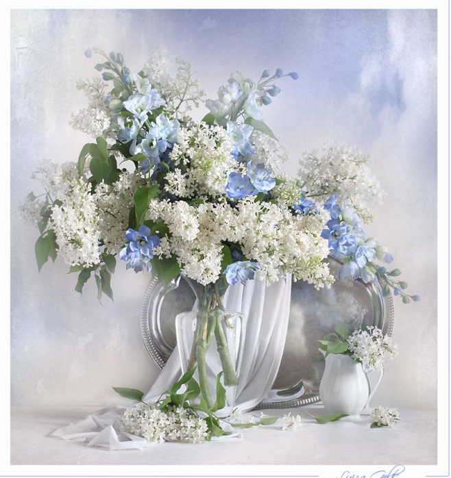 Натюрморт - цветы, живопись, натюрморт - оригинал