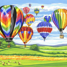 Схема вышивки «воздушные шары»