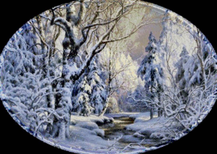 зима - снег, лес, мороз, безмолвие, деревья, зима - предпросмотр