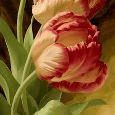 Оригинал схемы вышивки «тюльпаны» (№471921)