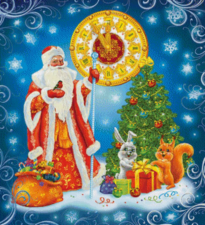 Дед Мороз - дед мороз, открытка, с новым годом - предпросмотр