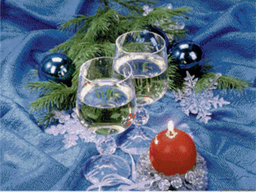 С новым годом - открытка, с новым годом - предпросмотр