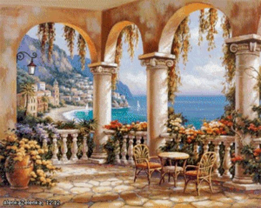 Пейзаж - море, набережная, пейзаж - предпросмотр