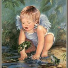 Схема вышивки «Ангел»