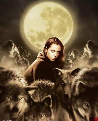 Волки - девушка, волки - оригинал