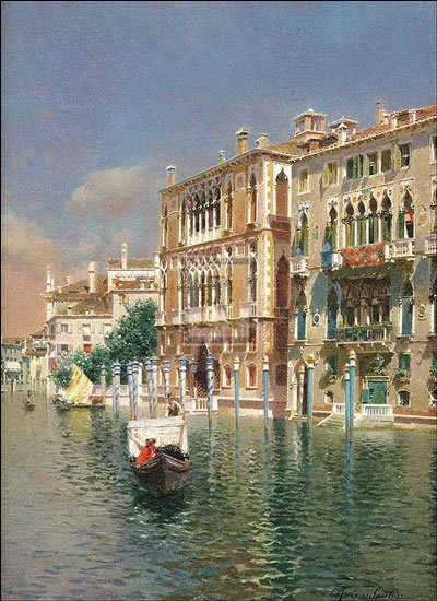 №472204 - лодка, вода, город, пейзаж - оригинал