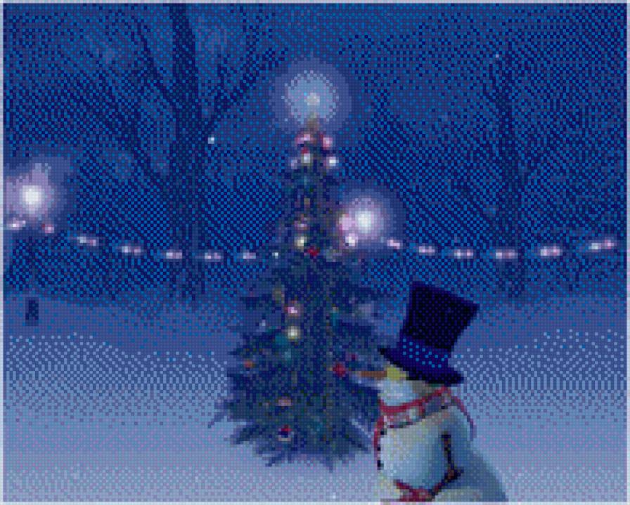 скоро зима - новый год, снеговик - предпросмотр