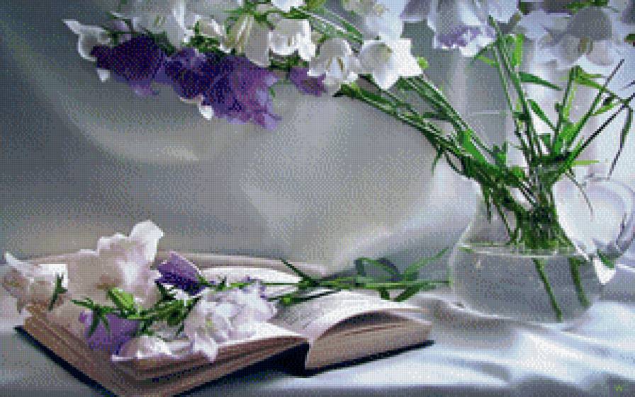 Натюрморт - цветы, колокольчики, натюрморт - предпросмотр