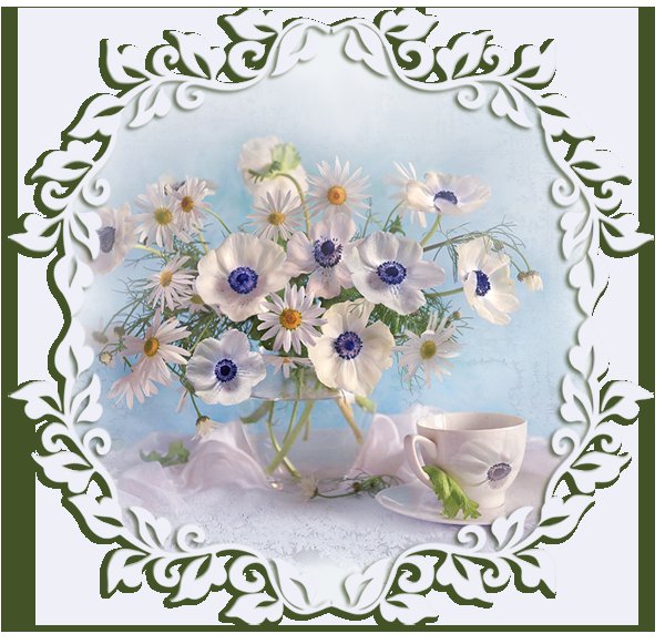 Натюрморт - цветы, натюрморт - оригинал