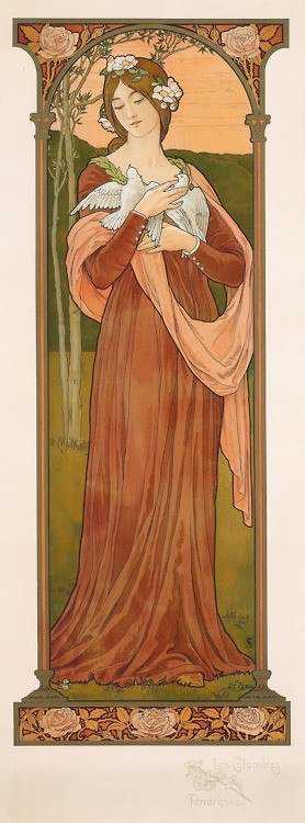 Женские образы от Elisabeth Sonrel - люди, девушка, живопись, женский образ - оригинал