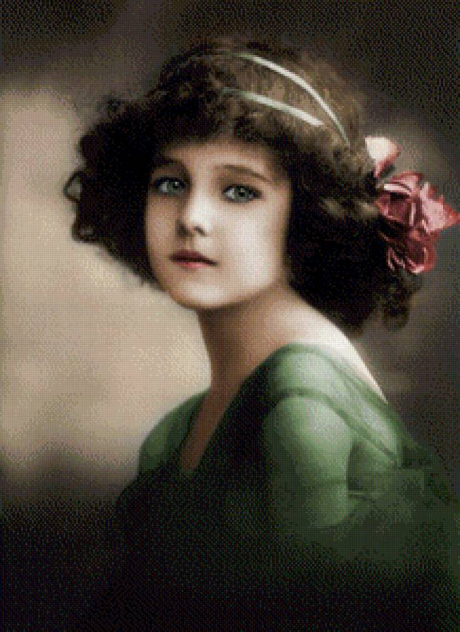 девушка  ретро - предпросмотр