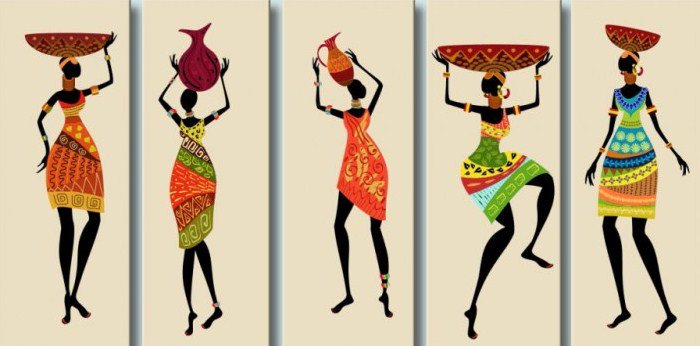 Африканские мотивы - африка - оригинал