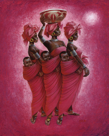 Африканские мотивы - африка - оригинал