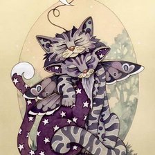 Схема вышивки «Кошки»