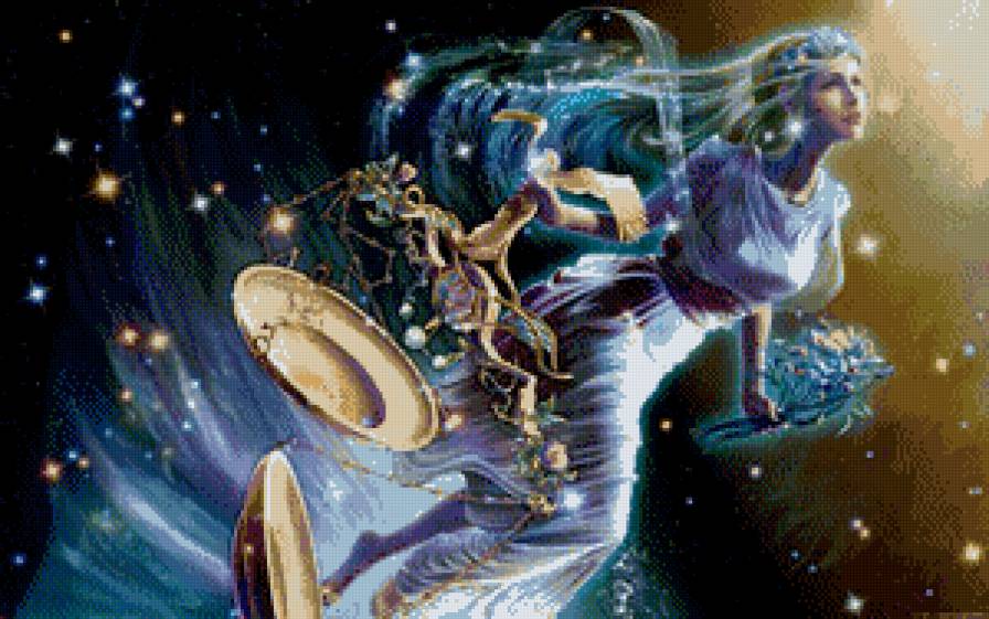 весы - девушка, ведьма, фентези - предпросмотр