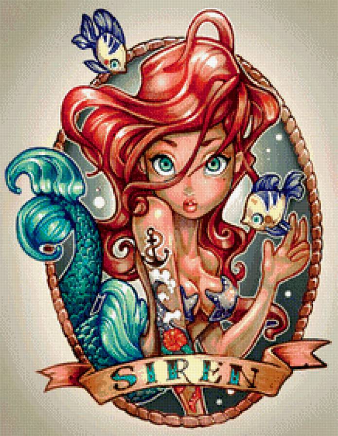 принцесса Ариэль - русалка, дисней, сказка - предпросмотр