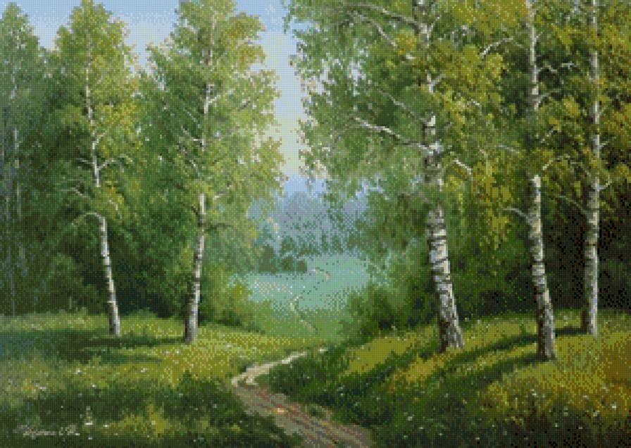 Лесная тропинка - природа - предпросмотр