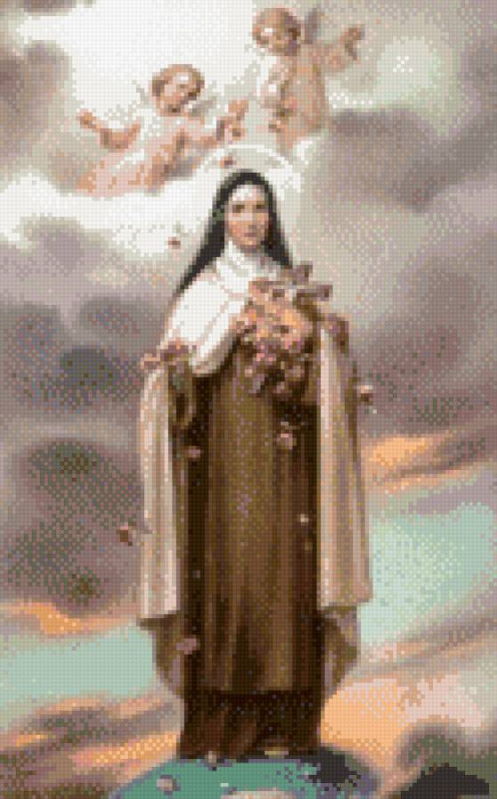 Св. Тереза - католическая, икона - предпросмотр